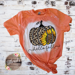 Sunflower pumpkin hello fall